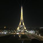 Picture of the Eiffel Tower after woman wins trip to Paris.