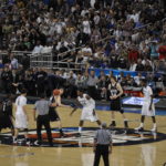 Action shot from NCAA Final Four game