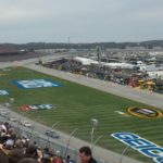 Race track at NASCAR race in Talladega, Alabama
