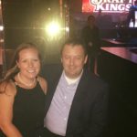 Tom and Leigh Cavalli at Draft Kings NFL Kickoff party