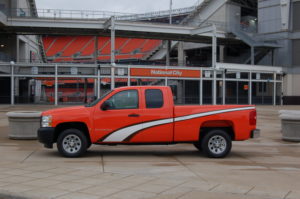 Cleveland Browns truck