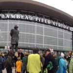 Vince Lombardi Statue in front of the Green Bay stadium