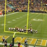 Field goal during Green Bay game