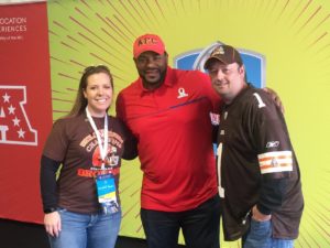 Tom and Leigh Cavalli with Ray Lewis