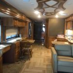 Picture of the inside of the luxury RV